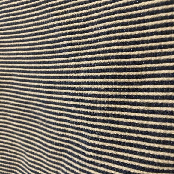 TALBOTS white black striped cotton blend straight pencil skirt 6 - Picture 2 of 7